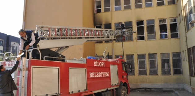Şırnak'ta okul yangını