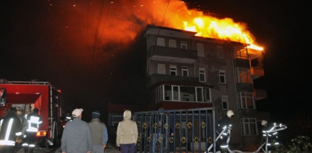 Zonguldak'ta yangın