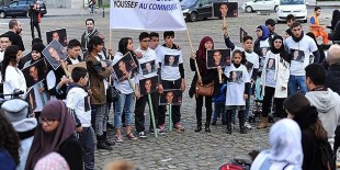 Brüksel'de İslamofobi karşıtı gösteri