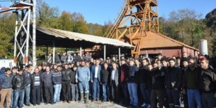 Zonguldak'ta işçiler madene inmedi