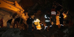 Rize'de tünel inşaatında göçük: 1 ölü, 3 yaralı