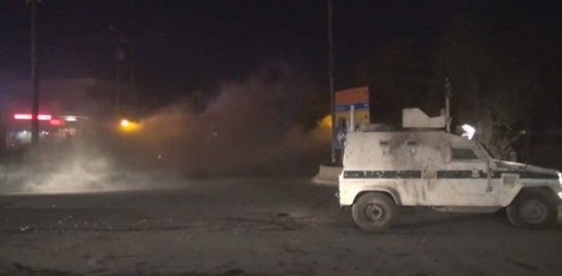 Cizre’de izinsiz gösteriye polis müdahale etti