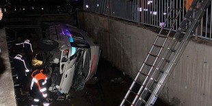 Kayseri'de askeri ambulans kaza yaptı