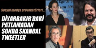 Diyarbakır'daki patlamadan sonra skandal tweetler