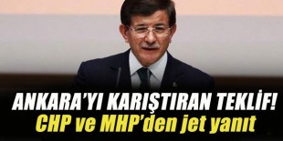 Davutoğlu'ndan Ankara'yı karıştıran teklif!