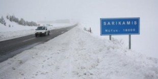 Ardahan ve Kars'da kar yağışı başladı