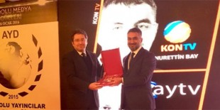 KONTV’ye ’Anadolu’da Yılın Kanalı’ ödülü