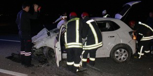 Konya’da polis memurunun kullandığı araç yoldan çıktı: 1 ölü, 1 yaralı