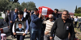 Konya’daki kazada yaşamını yitiren polis toprağa verildi 