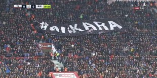 Avni Aker Stadı’nda teröre karşı birlik mesajı