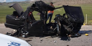 Sivas’ta korkunç kaza: 2 ölü, 3 yaralı