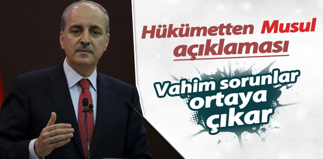 Kurtulmuş: ’Türkiye’nin Musul konusunda B ve C planları da vardır’