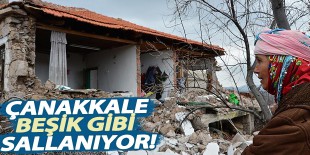 Çanakkale’de yine şiddetli deprem 