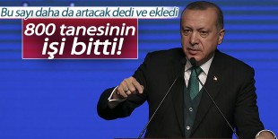Cumhurbaşkanı Erdoğan: Afrin’de teröristlerden 800 tanesinin işi bitti