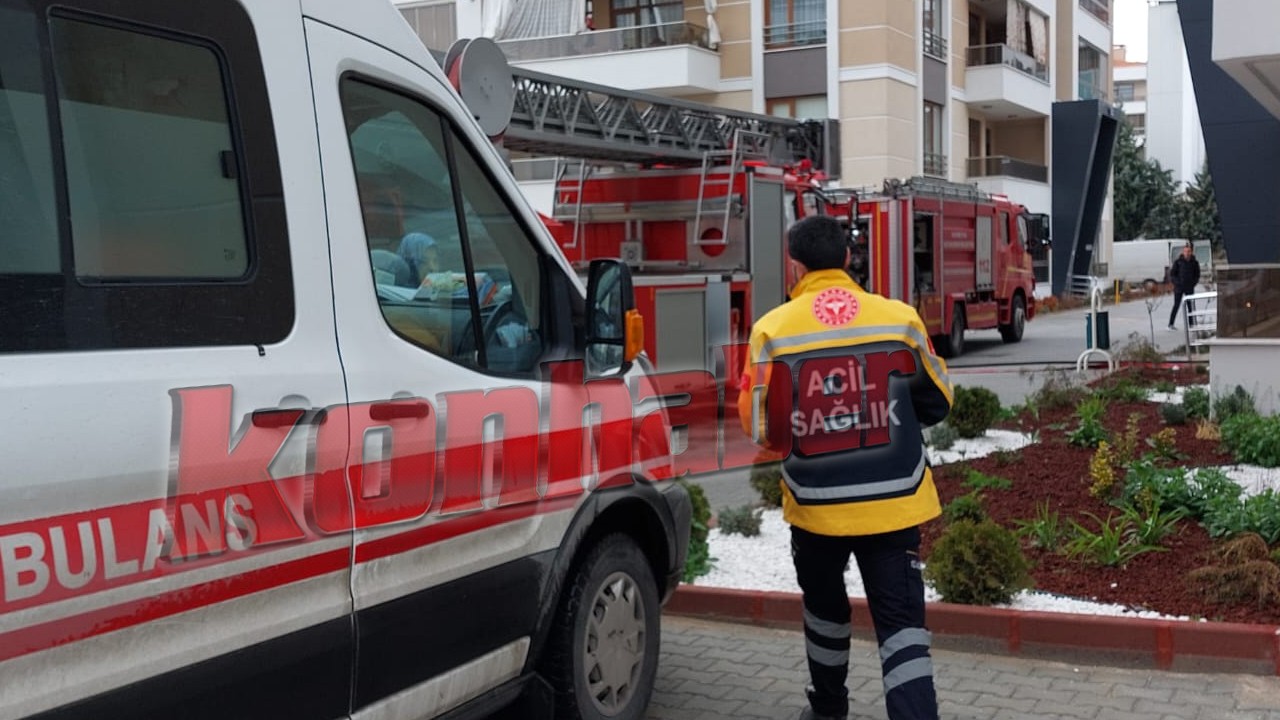 Konya’da apartman sığınağında yangın: 5 kişi dumandan etkilendi