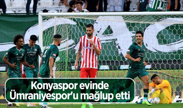 Konyaspor evinde Ümraniyespor’u mağlup etti