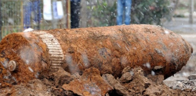 Çanakkale'de patlamamış top mermisi bulundu