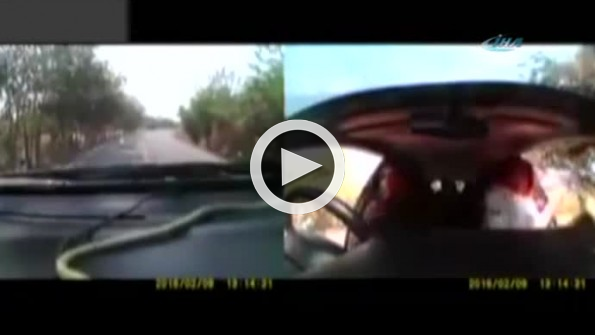 Otomobilin çarptığı yaşlı adam havada takla attı!