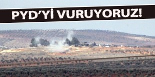 TSK, PYD mevzilerini vuruyor