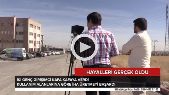 Konyalı iki genç ’İHA’ tasarladı