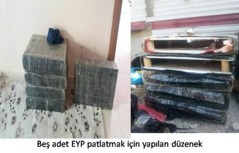 Çamaşır mandalından bomba düzeneği!