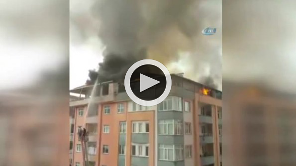 Korku dolu dakikalar: Bomba gibi patladı