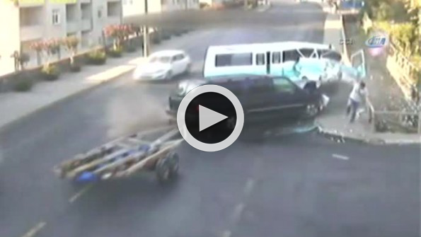Ölümün teğet geçtiği an kamerada
