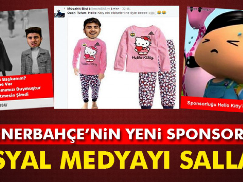 Fenerbahçe’nin yeni sponsoru Hello Kitty sosyal medyayı yıktı