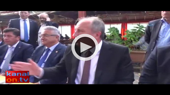 Muharrem İnce gazeteciyi tersledi