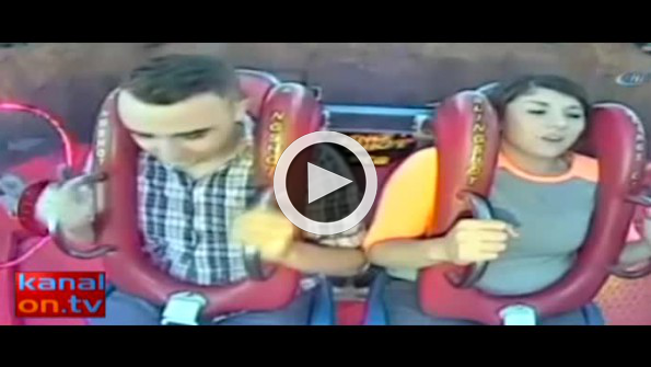 Lunaparkta korku dolu anlar