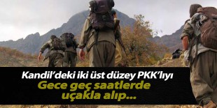 PKK’lı teröristleri uçakla taşımışlar