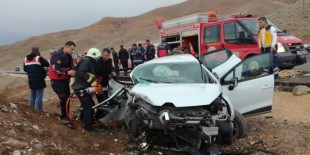 Malatya-Sivas karayolunda kaza: 1 ölü, 4 yaralı