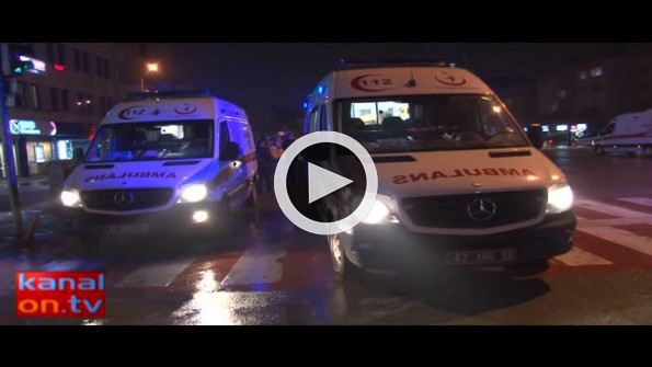 Konya’da iki otomobil çarpıştı: 3 yaralı