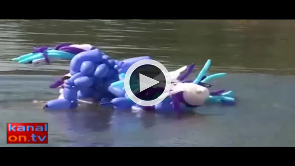 El yapımı planörlerle havada kalma mücadelesi