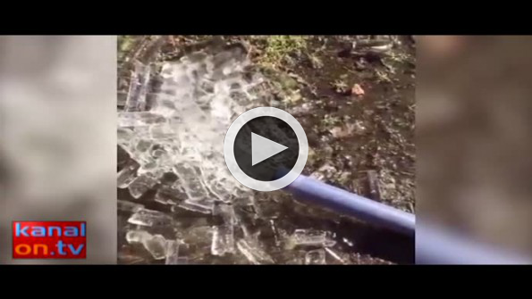 Hortumdan bu kez su akmadı