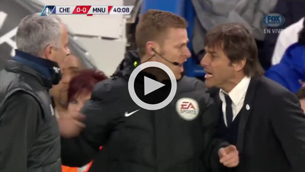 Öfkeli Conte, Mourinho’nun üzerine böyle yürüdü!