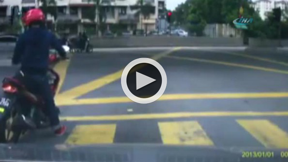 Işık ihlali kaza getirdi