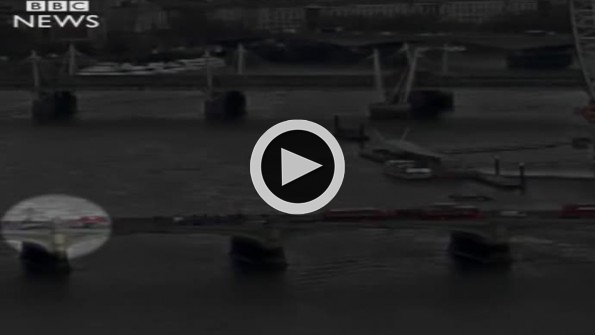 Londra saldırısının görüntüleri ortaya çıktı