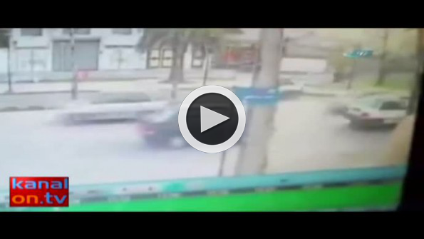 Akrobat sürücü kamerada