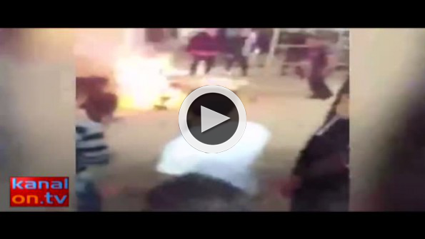 Yunanistan’da sınırdışı edilmek istenen Suriyeli kendini yaktı