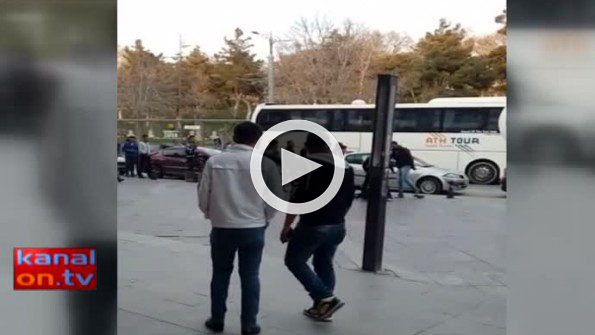 Konya’da silahlı kavga anı kamerada!