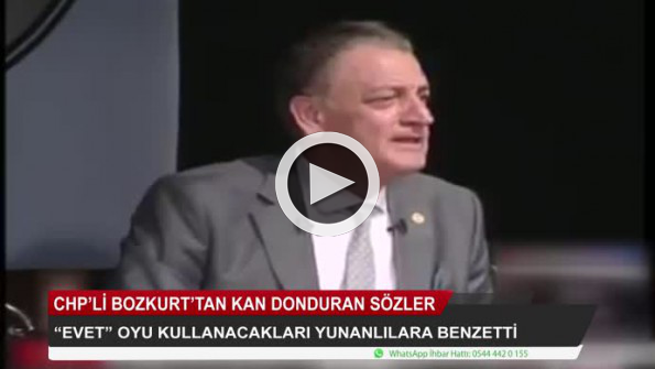 CHP’li Hüsnü Bozkurt’un kan donduran sözlerine tepkiler büyüyor