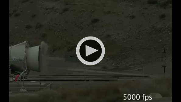 Jet motorunun fırlatma testi