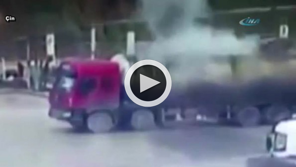Can alan patlama kamerada: Metrelerce havaya uçtu