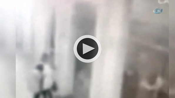 Rusya’daki saldırı güvenlik kamerasına böyle yansıdı