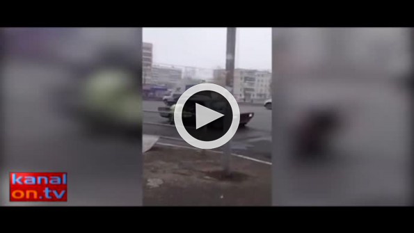 Otoyolda akıl almaz olay