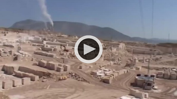 Bu makine mermeri ağaç gibi kesebiliyor