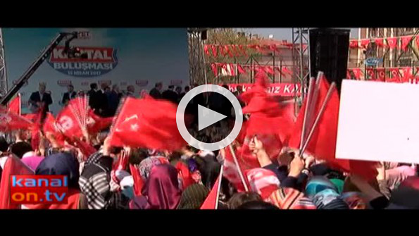 Cumhurbaşkanı Erdoğan davul çaldı