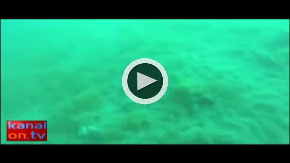 Suyun altında kaydedilen deprem anı