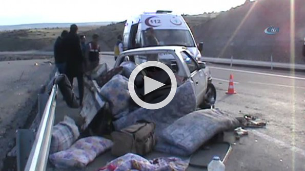 Konya’da trafik kazası: 8 yaralı